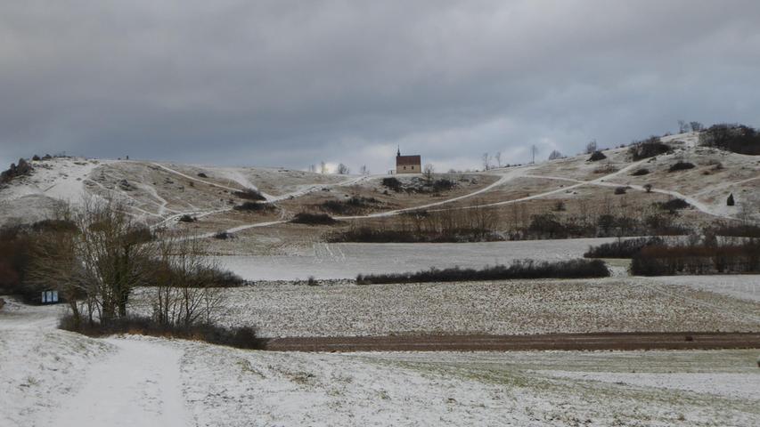 Ganz in weiß, klirrend kalt: Der Landkreis Forchheim im Winter 