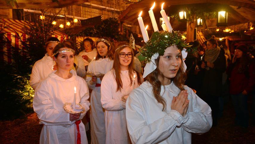 Luciafest auf der Waldweihnacht: Das sind die Bilder 