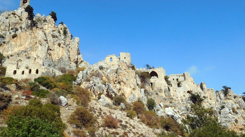 Die imposante Burg Hilarion.