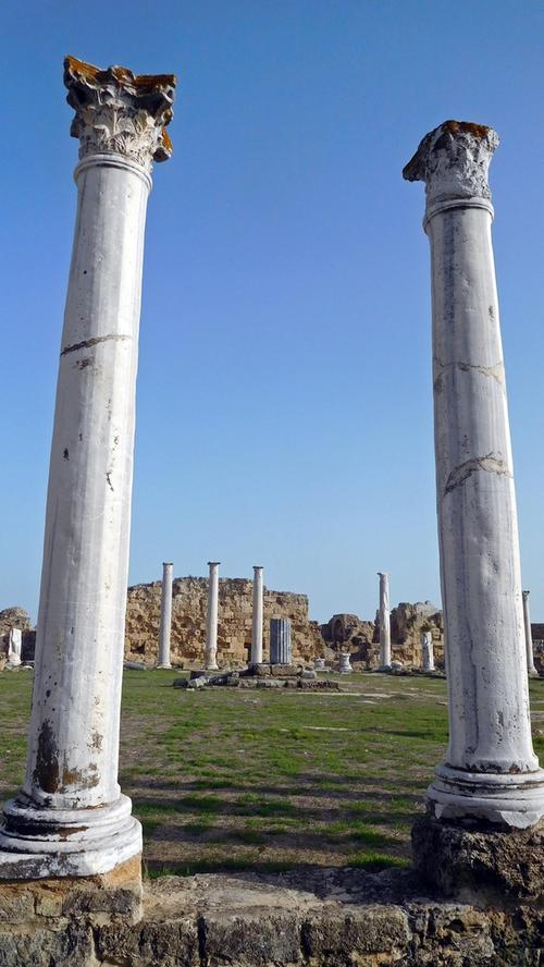 Einst ein Sportplatz: Die Ruinen von Salamis.