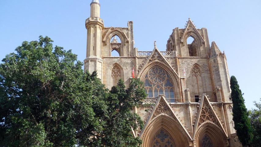 Die alte Nikolais-Kathedrale in Famagusta.