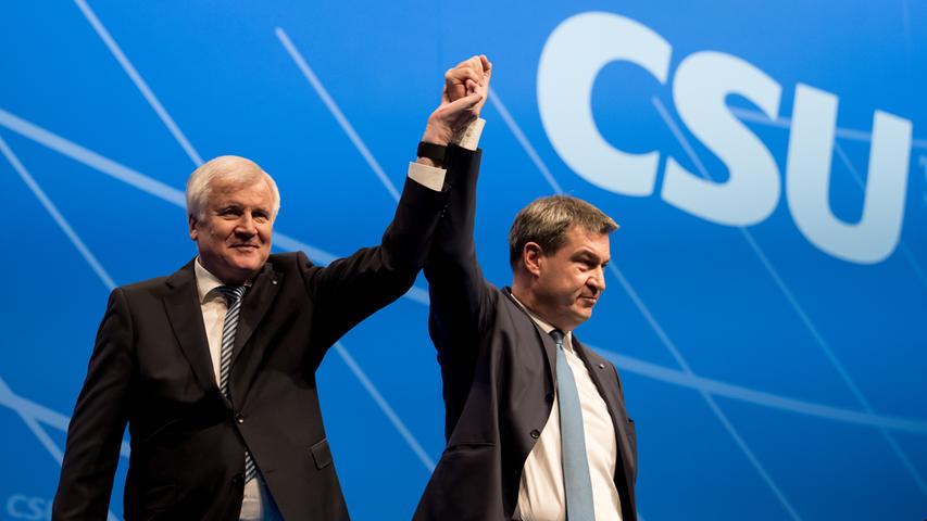 Der bayerische Finanzminister Markus Söder kann Horst Seehofer 2018 als Ministerpräsident von Bayern beerben. Der einzige potentielle Gegenkandidat, Innenminister Joachim Herrmann, verzichtete freiwillig.