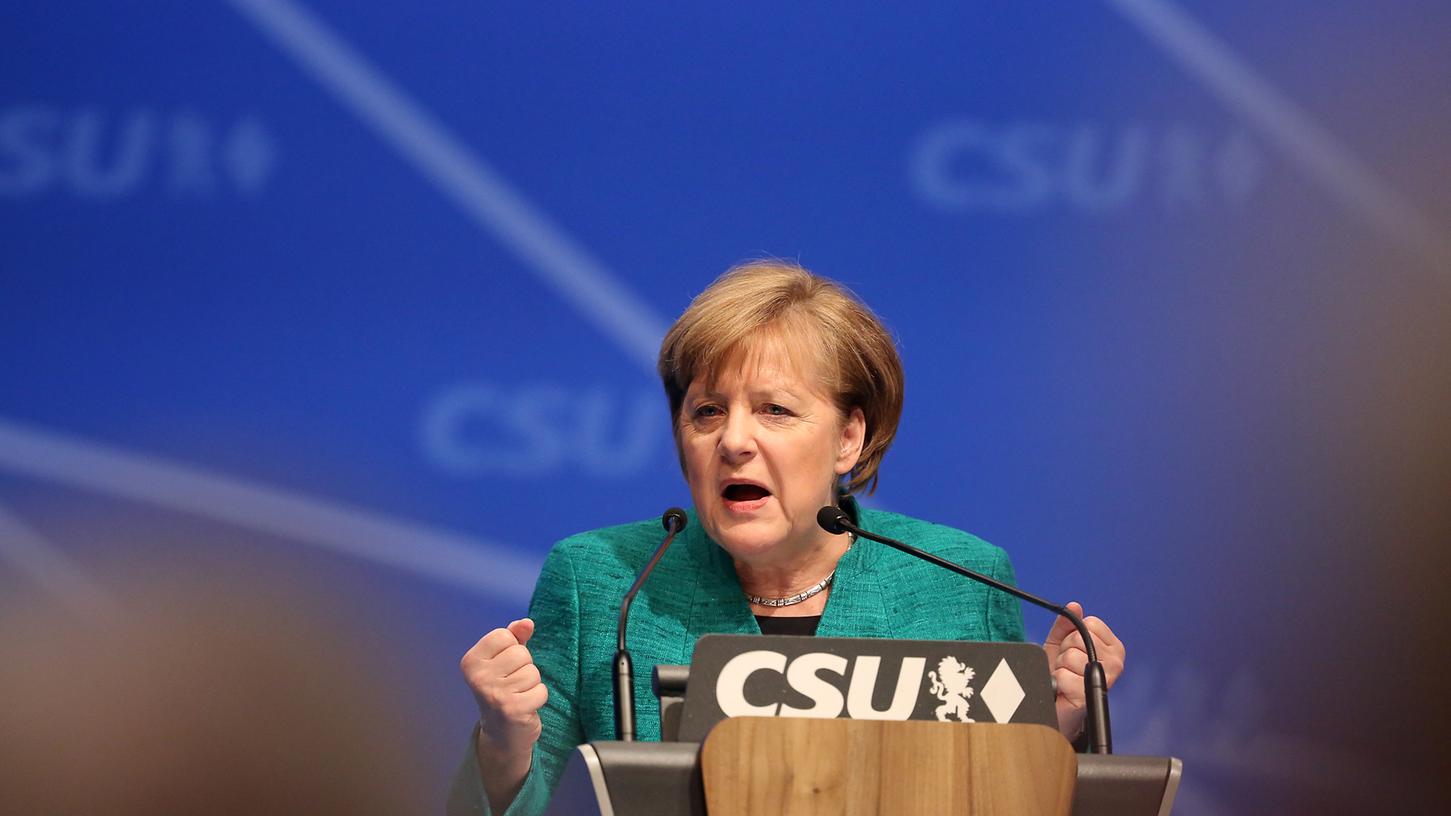 Angela Merkel (hier auf dem CSU-Parteitag Mitte Dezember in Nürnberg) ist seit 2005 Bundeskanzlerin.