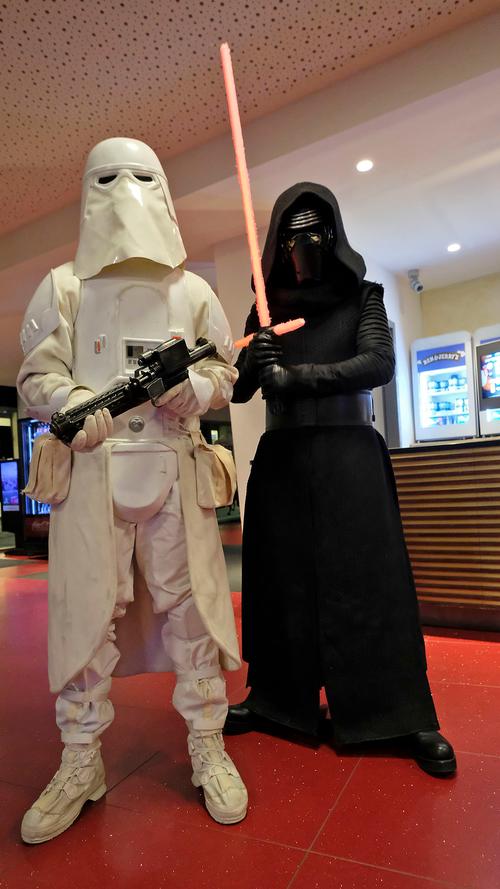 Darth Vader und Stormtroopers: 