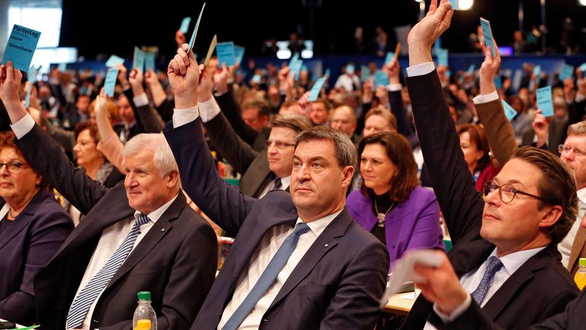 Ein "Signal authentischer Geschlossenheit" sei der Parteitag der CSU in Nürnberg gewesen, meint Markus Söder, neuer Spitzenkandidat für den Landtagswahlkampf. "Das muss sich nun im Alltag, wie Horst Seehofer gesagt hat, bewähren."