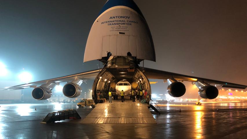 Der Jet im Bauch der Antonow: Das ist seine Geschichte