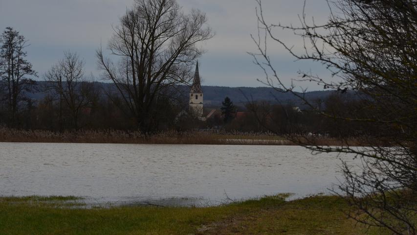 Land unter! Überschwemmungen an Neujahr im Altmühltal