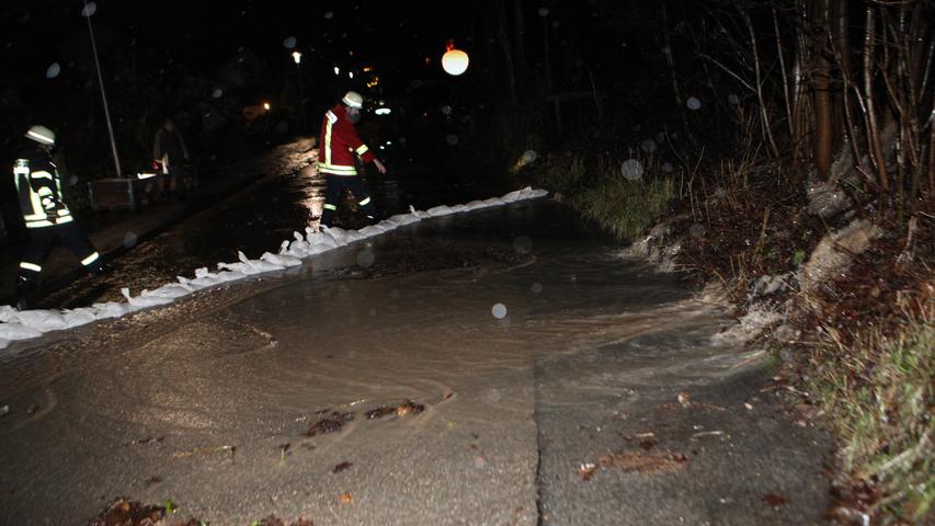 Land unter: Dombach setzt Ansbacher Straßen unter Wasser