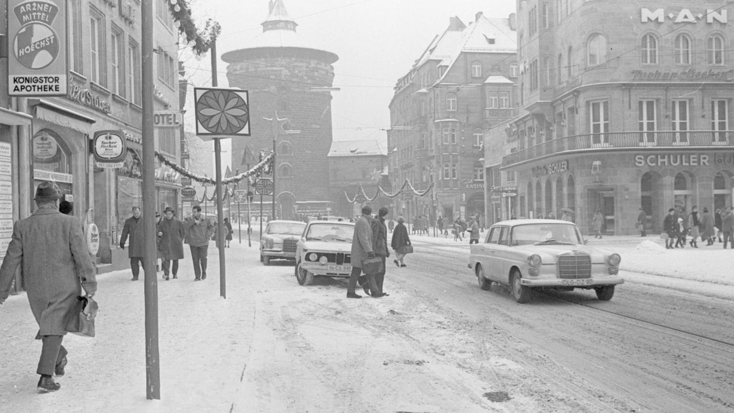 9. Januar 1968: Schneematsch ärgert Autofahrer