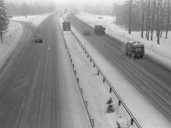 9. Januar 1968: Schneematsch ärgert Autofahrer