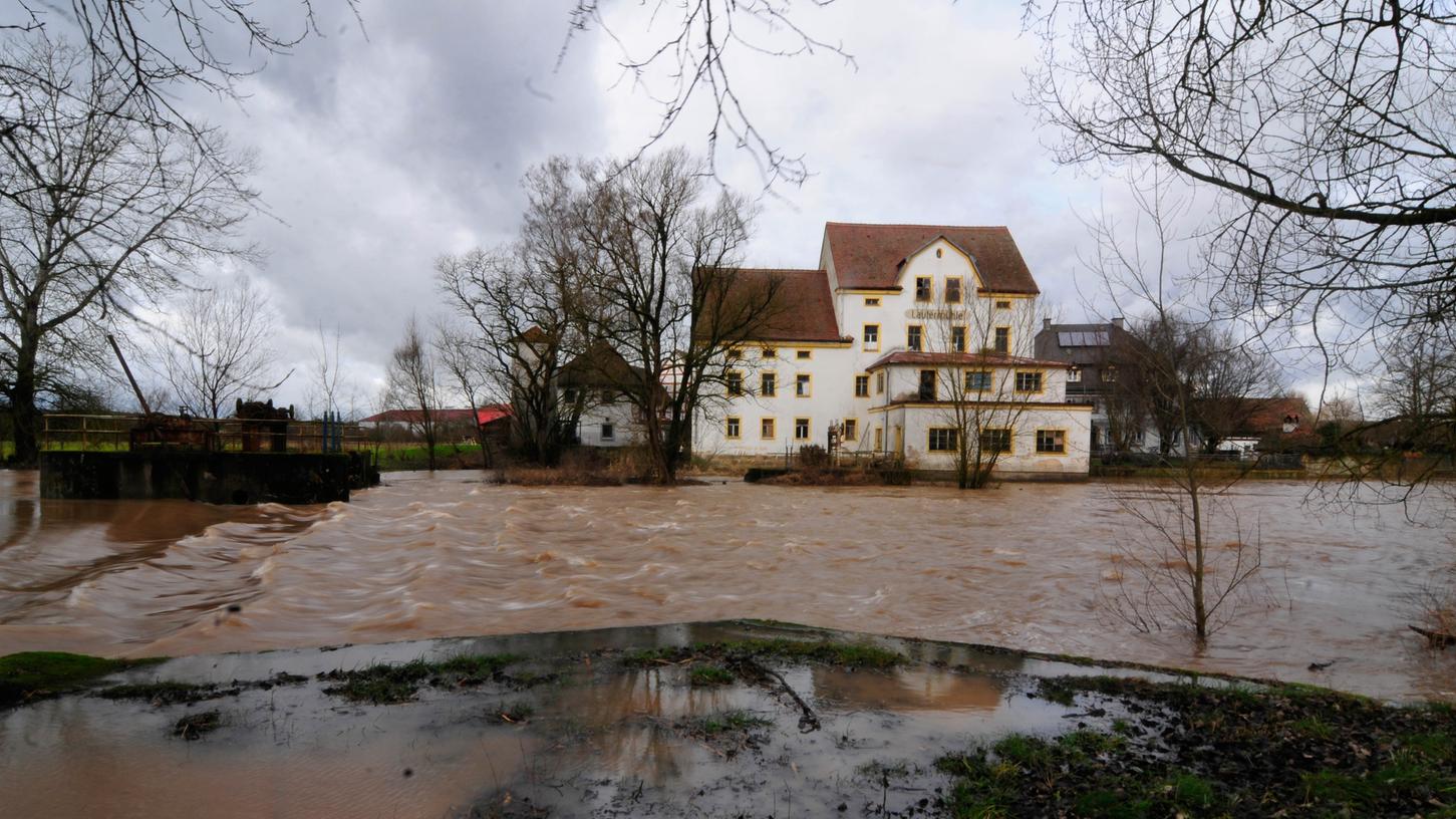 Angespannt: Hochwasserlage im Landkreis Forchheim