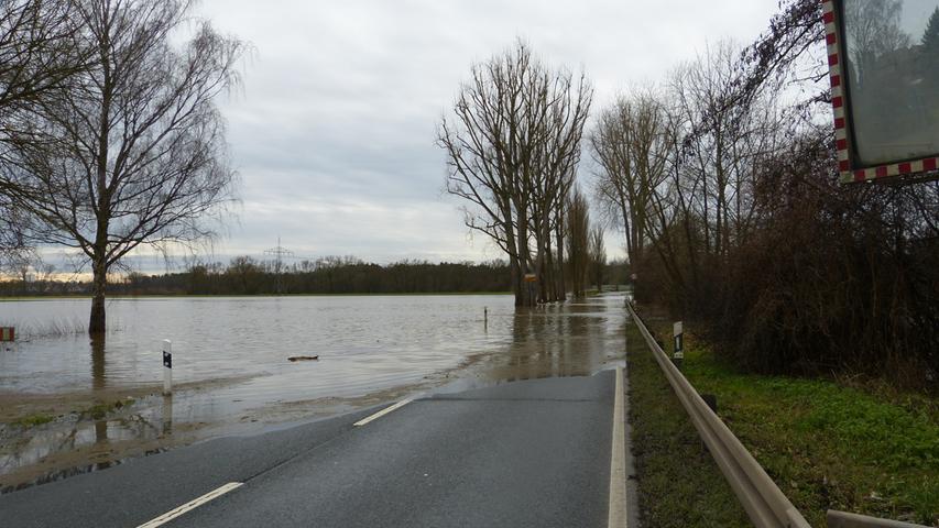 Regnitz-Pegel steigt: Hochwasser in Fürth und im Landkreis
