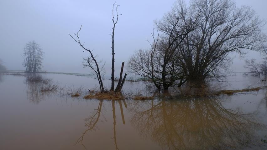 Hochwasser in Franken: In der Region steigen die Pegel