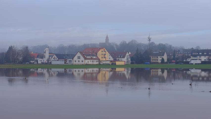 Hochwasser in Franken: In der Region steigen die Pegel
