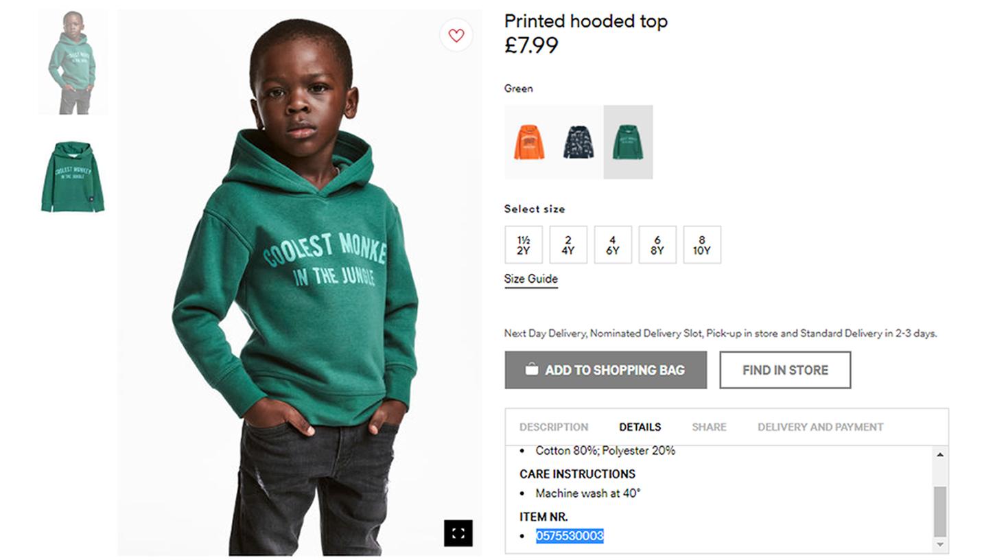 Es war der Auslöser für einen internationalen Shitstorm: Das Unternehmen H&M steht nach einem Werbefoto mächtig im Kreuzfeuer der Kritik.