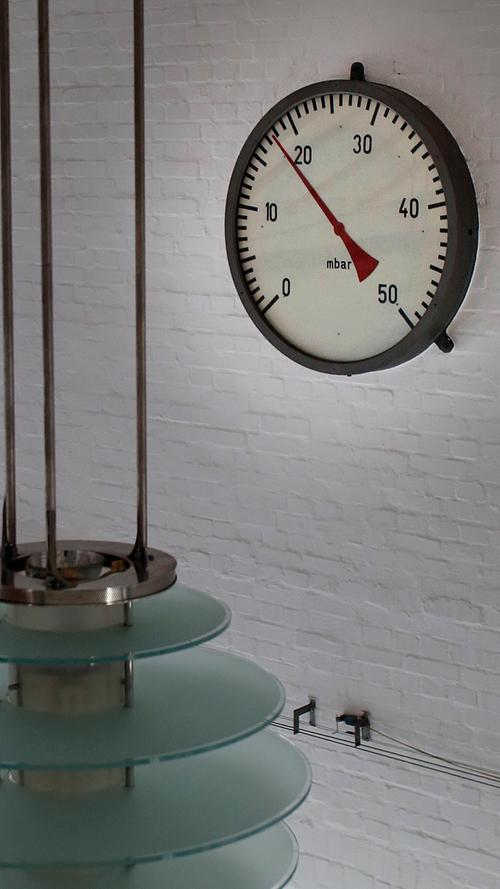 Ein Relikt aus früheren Zeiten: Mit solchen Uhren wurde das Gas gemessen.