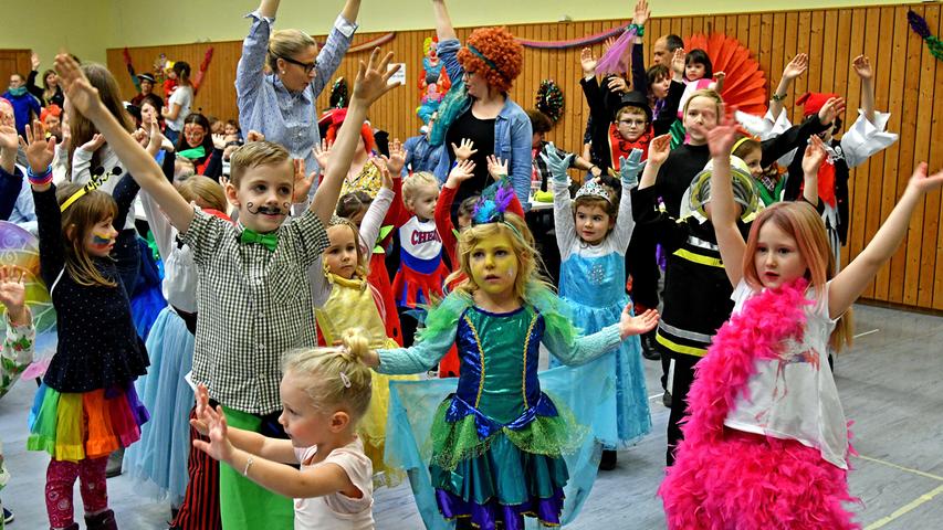 So bunt war der Kinderfasching der Nürnberger Luftflotte