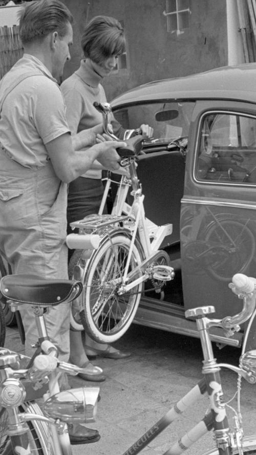 Im Sommer 1967 regte der ADAC die Autofahrer in Nordbayern zum Radwandern an: Bei einer 