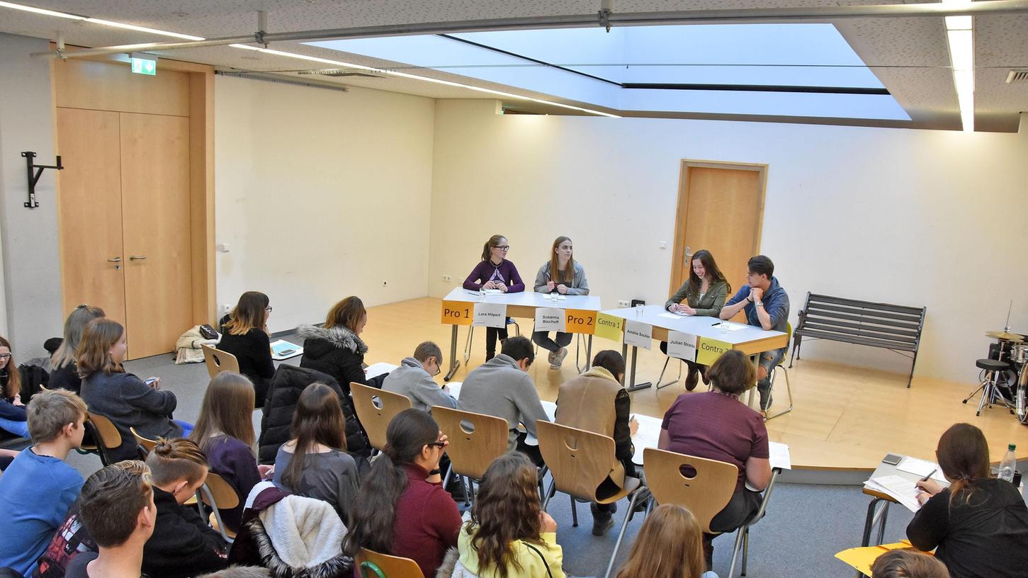 Jugend debattiert: Oberasbacher Schüler sind dabei