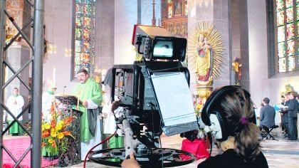 Am 29. August wird das ZDF wieder mal einen Gottesdienst live aus der Neumarkter Münsterkirche übertragen. Foto: Fritz Etzold