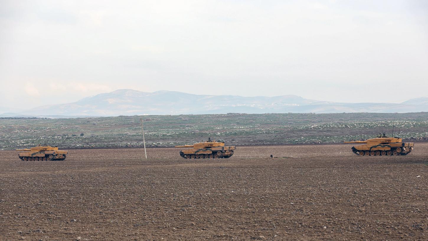 Türkei rückt in Syrien vor - offenbar mit deutschen Panzern
