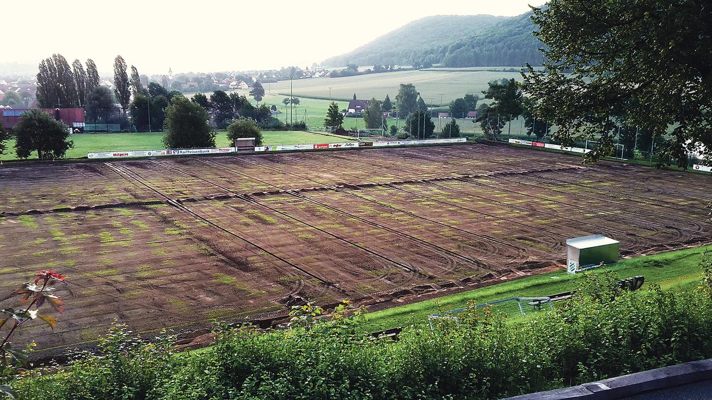 Die Wettelsheimer Sportplatz-Baustelle und ihre Folgen Die Wettelsheimer Sportplatz-Baustelle und ihre Folgen