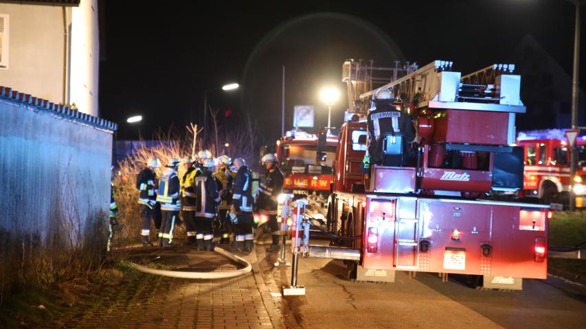 Kaminbrand in Kammerstein löst Feuerwehr-Einsatz aus