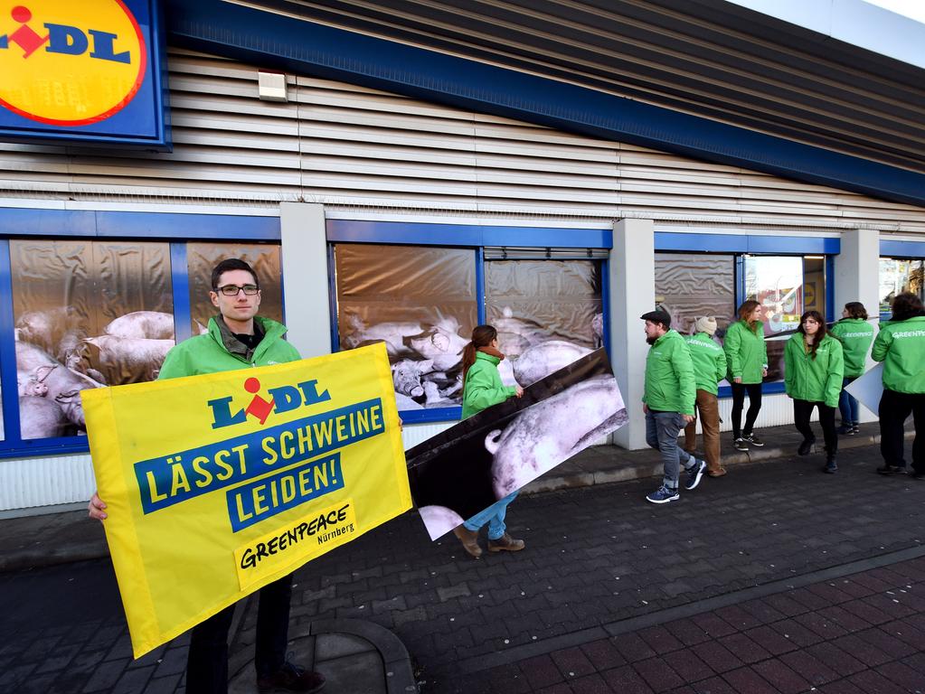 Greenpeace Macht Nurnberger Lidl Zu Schweinestall Nurnberg Nordbayern De