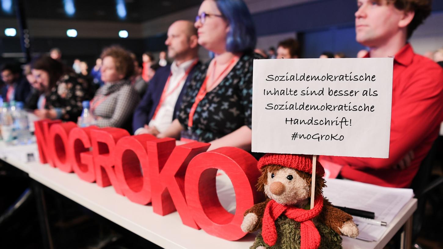 Die Jusos werben mit dem Slogan Die Jusos werben mit dem Slogan