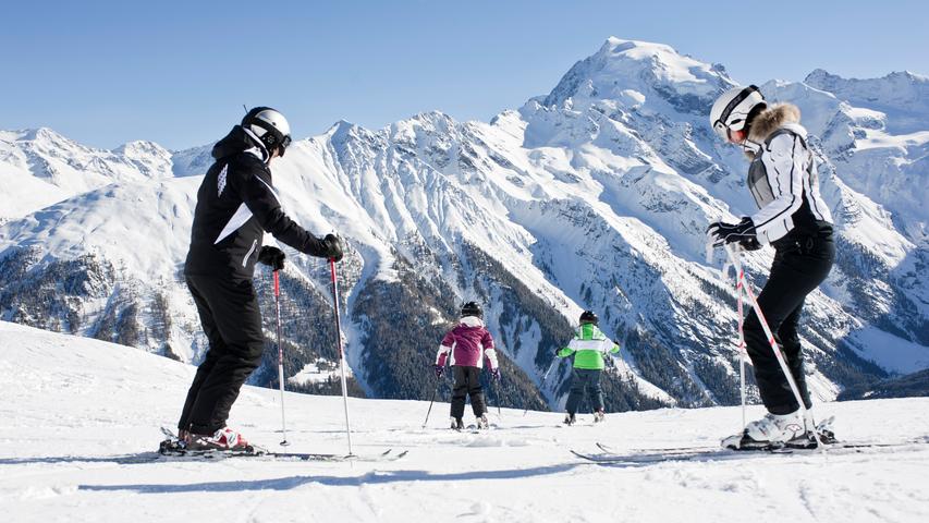 Im kleinen Skigebiet von Trafoi, das ideal für Familien geeignet ist, geht es wenig hektisch zu.