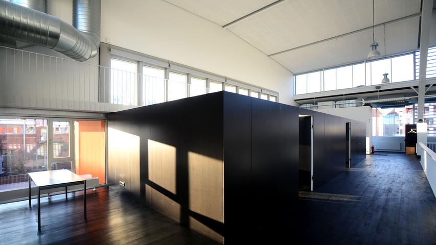Viel Licht und besondere Akustik: Grüne Halle wird zum Architekturbüro 