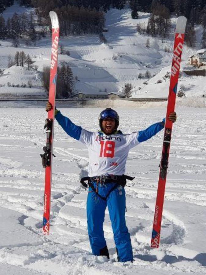 Gruber gewann Snowkite-Wettbewerbe in Südtirol