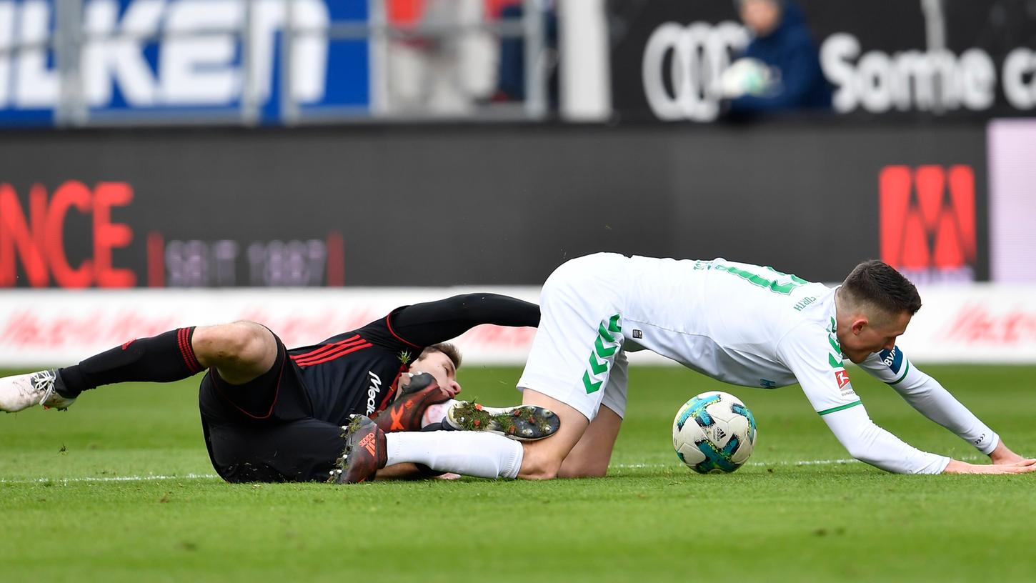 Stolperfalle Ingolstadt: Fabian Reese und seine Fürther unterlagen klar gegen den FCI.
