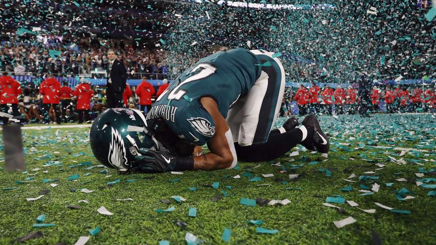 Spektakel beim Super Bowl: Eagles heben in Football-Himmel ab