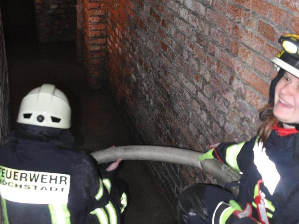 Höchstadt: Rohrbruch hält Feuerwehr in Atem