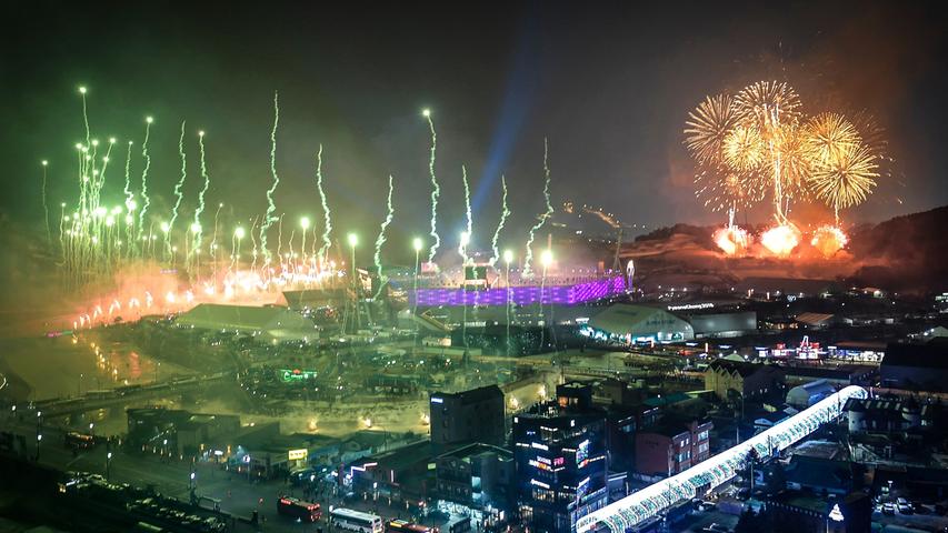 Party in Pyeongchang: So fulminant war die Eröffnungsfeier