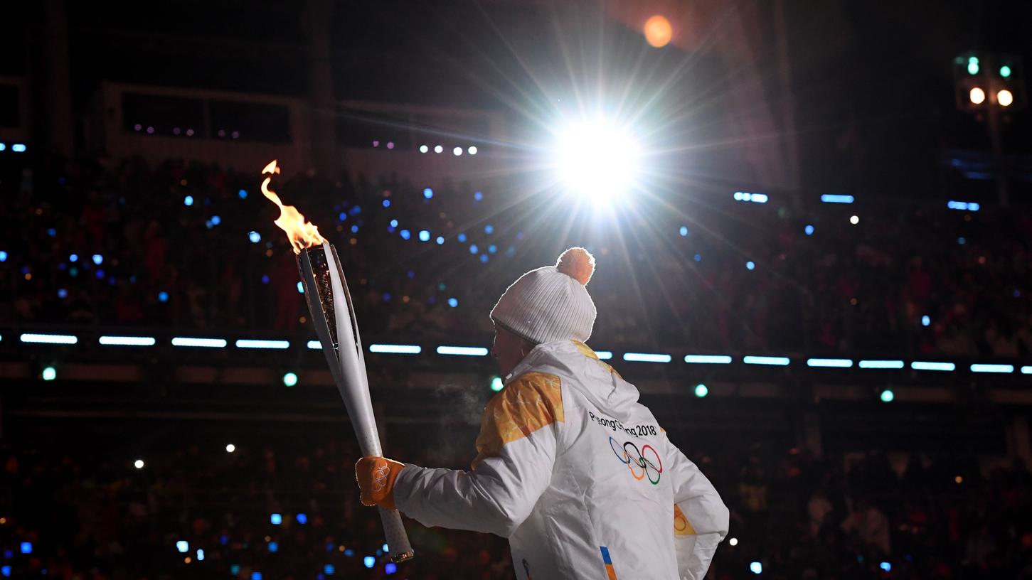 Sie hat ihr Ziel erreicht! Die olympische Flamme ist in Pyeongchang angekommen.