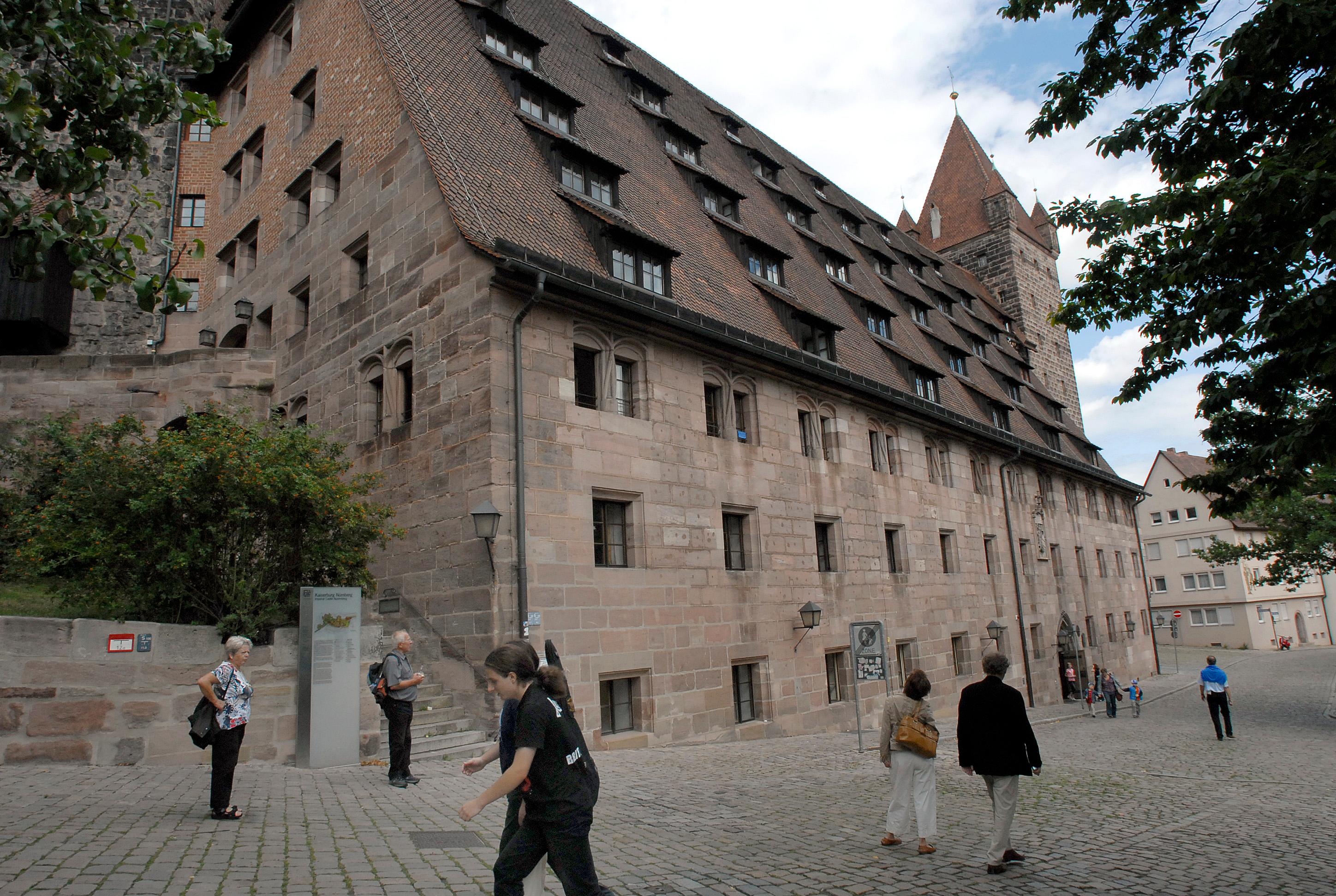 Die Jugendherberge von außen...