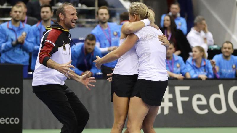 Wiederholung erwünscht: Jens Gerlach und Deutschlands Tennis-Asse wollen auch gegen Tschechien jubeln.