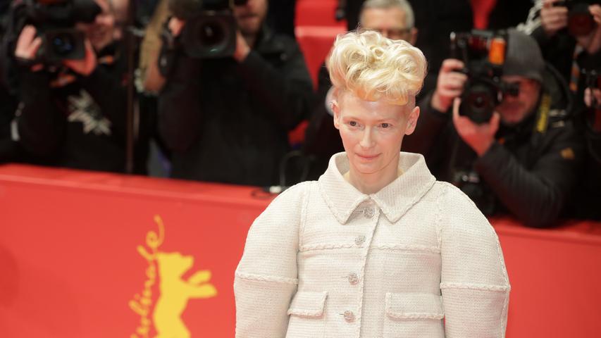Die schottische Schauspielerin Tilda Swinton ist regelmäßig Gast auf der Berlinale. 2009 war sie sogar Jury-Präsidentin, 2016 kam sie mit dem Eröffnungsfilm "Hail, Caesar!" von Joel und Ethan Coen nach Berlin.