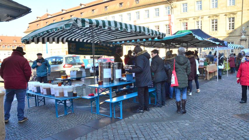Tradition am Faschingsdienstag: Der Honigmarkt in Bamberg