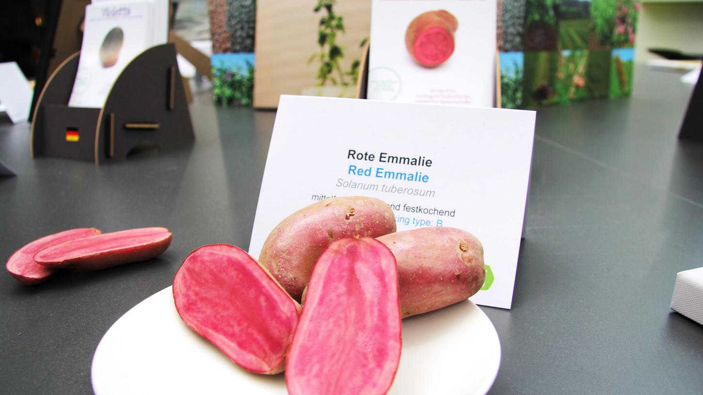Die "Rote Emmalie" wurde auf der Biofach 2018 in Nürnberg zur "Kartoffel des Jahres" gekürt.