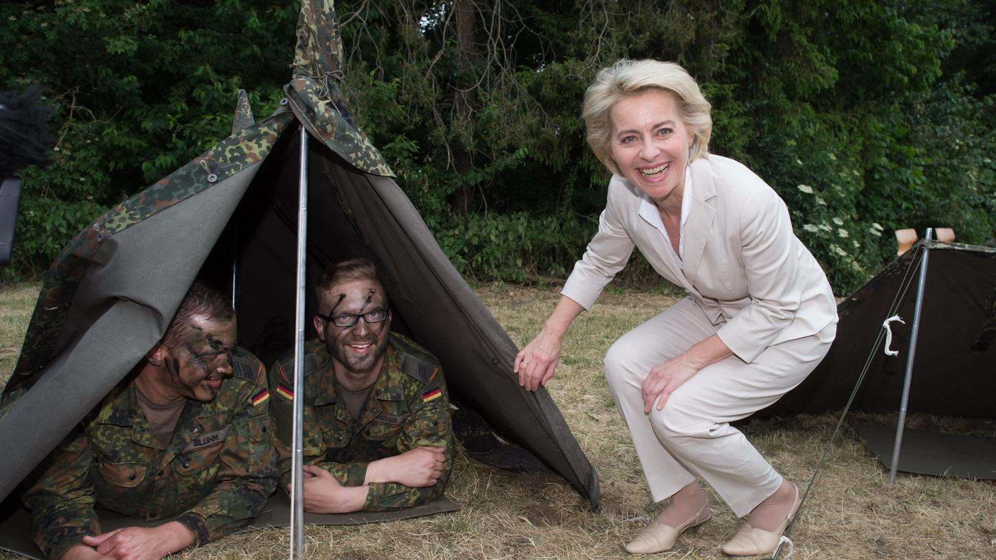 Verteidigungsministerin Ursula von der Leyen besucht die Soldaten regelmäßig.