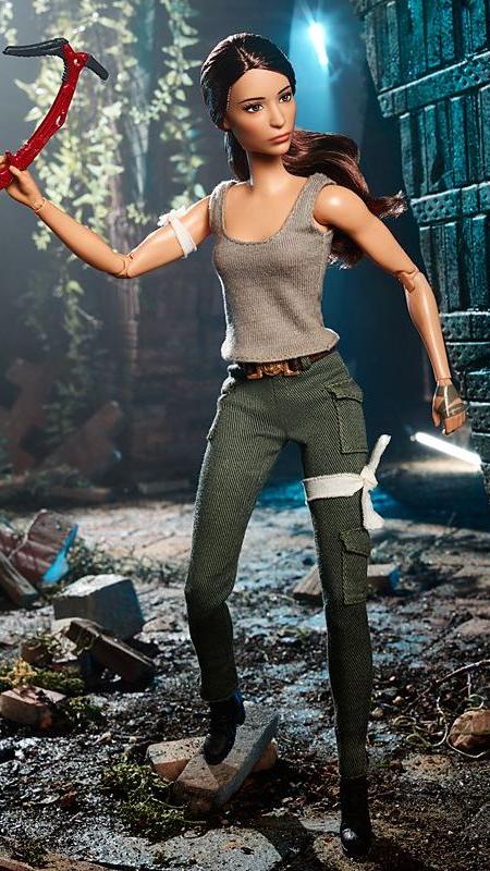 Spielzeughersteller Mattel präsentiert neue Barbie im Lara-Croft-Design