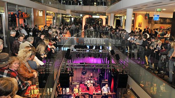 Auch als Ort für Großveranstaltungen bewährten sich die Arcaden.