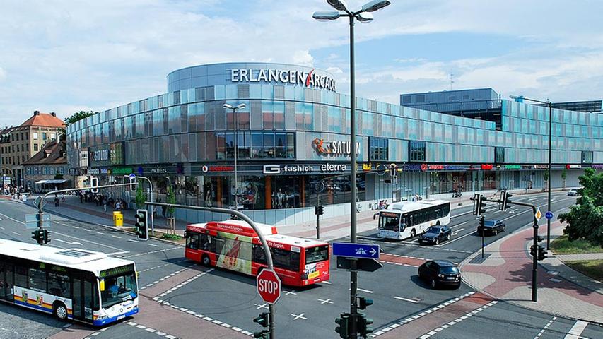 Die Arcaden in Erlangen: Gestern und heute
