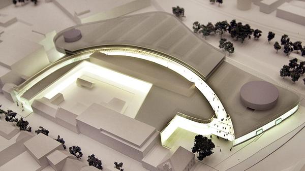 ... dieser Idee von einem Einkaufszentrum weichen.