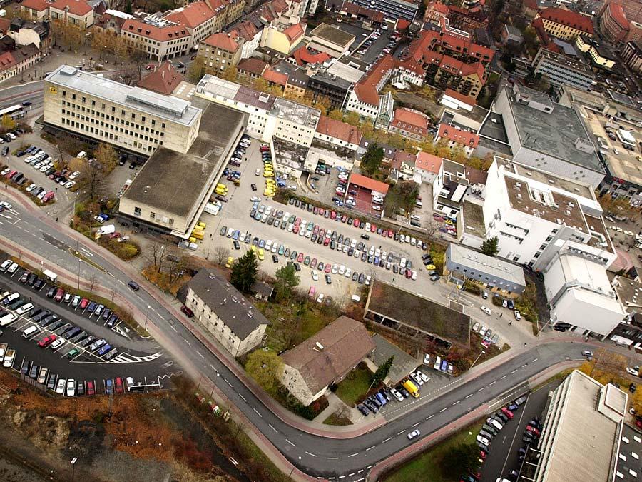 Das alte Hauptpostgebäude und die Parkplätze sollten...