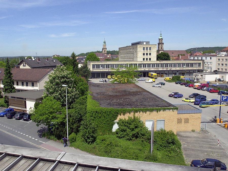 Früher stand auf dem Platz der Erlanger Arcaden ...