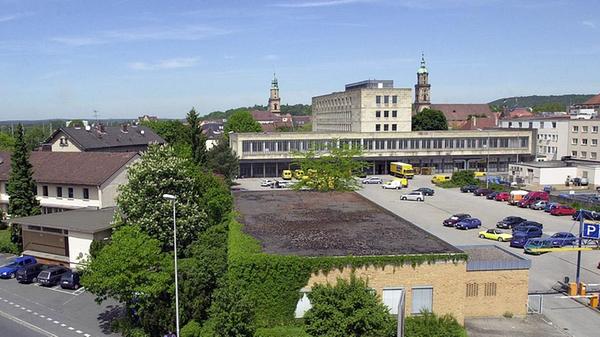 Früher stand auf dem Platz der Erlanger Arcaden ...